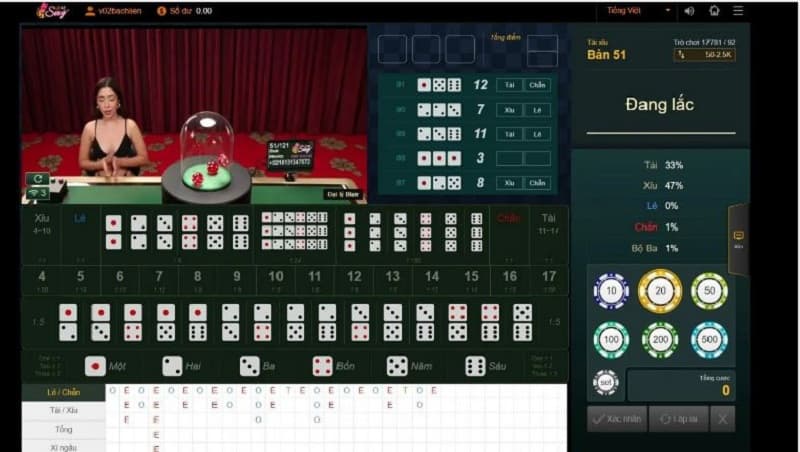 AE Sexy - Sảnh live casino đẳng cấp, dàn dealer quyến rũ 7 Xí Ngầu AE Sexy thu hút nhiều người chơi